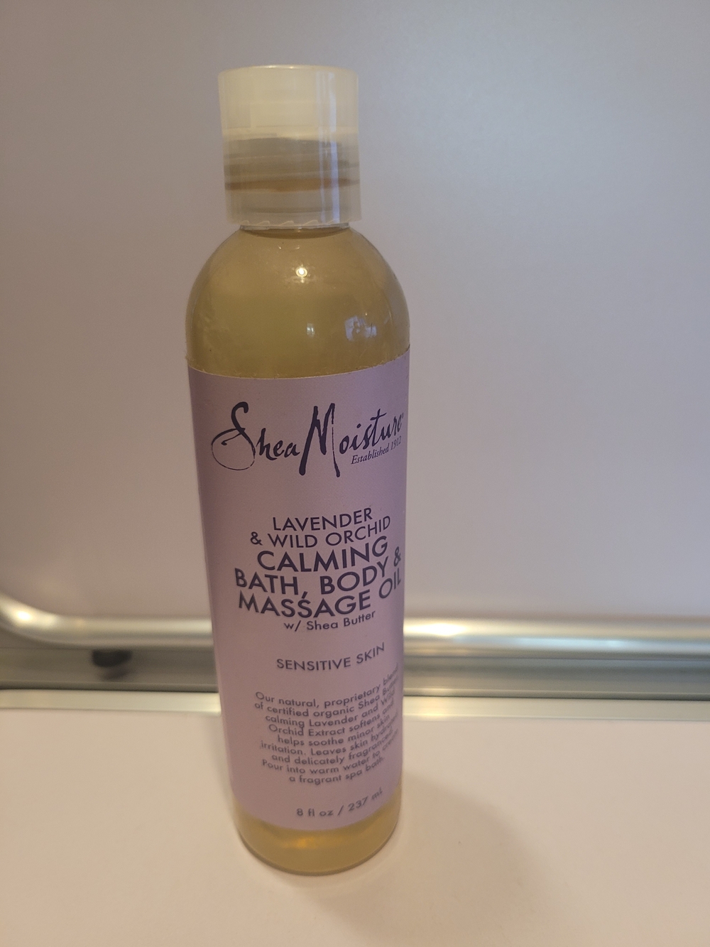 Shea Moisture Lavender & Wild Orchid Body Massage Oil For Sensitive Skin